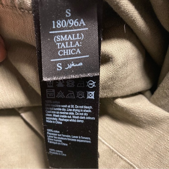 All Saints Green Lightweight Shirt Jacket - Picture 8 of 9